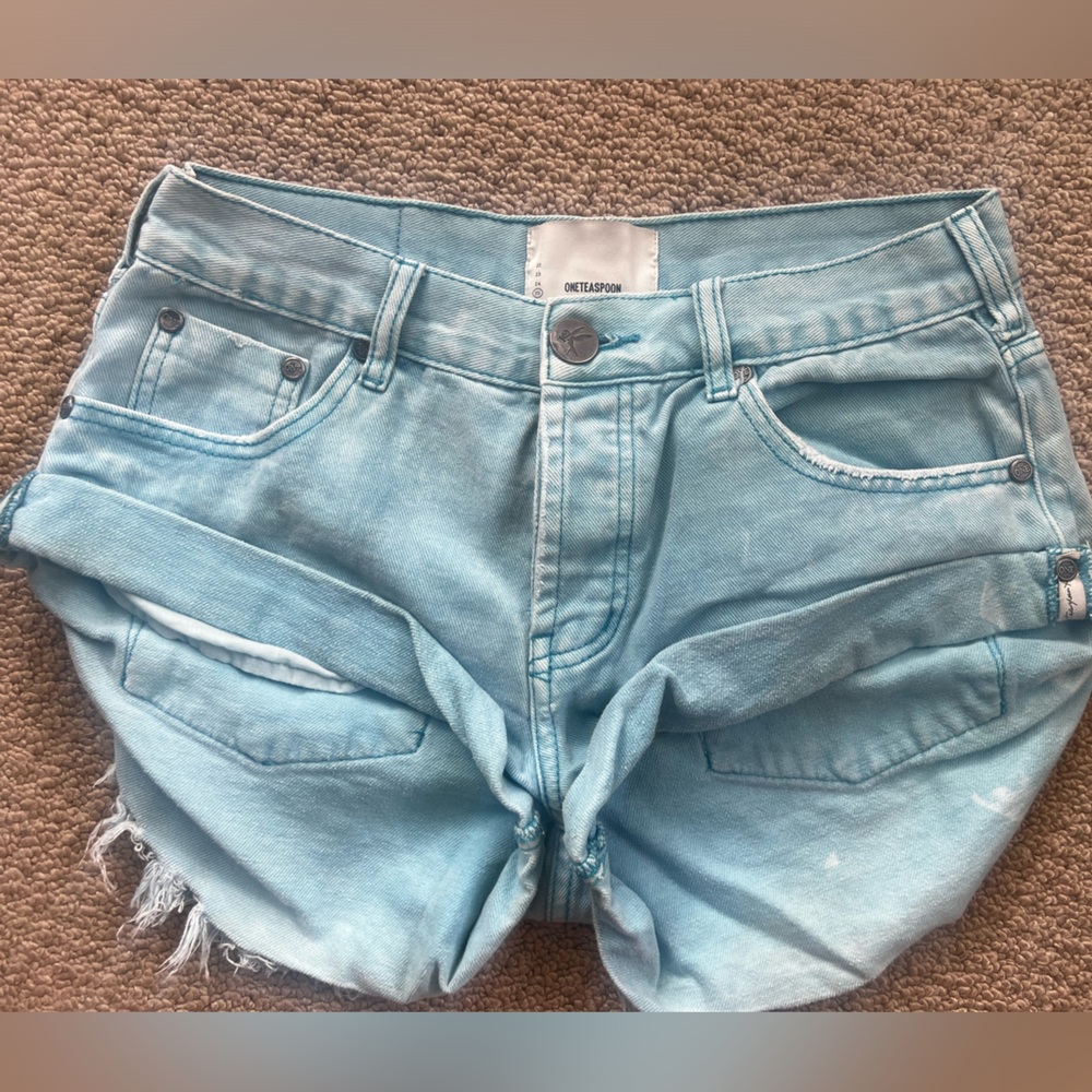 ONE TEASPOON DENIM SHORTS BANDITS size 25